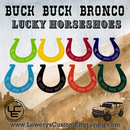 Buck Buck Bronco Lucky Horseshoes