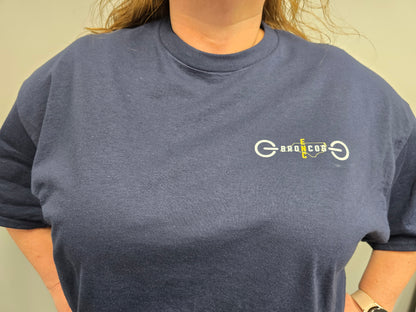 ENC Bronco Short Sleeve Shirt Navy Blue