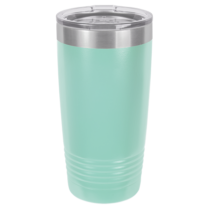 Butterfly 'Positive Vibes' 360 degree Laser Wrap on our 20oz Tumblers