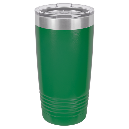 20oz Tumbler with Custom Laser Design