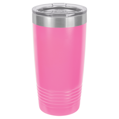 20oz Tumbler with Custom Laser Design