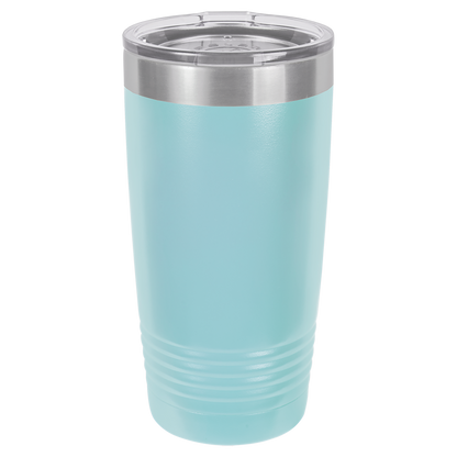 20oz Tumbler with Custom Laser Design