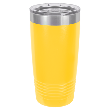 20oz Tumbler with Custom Laser Design