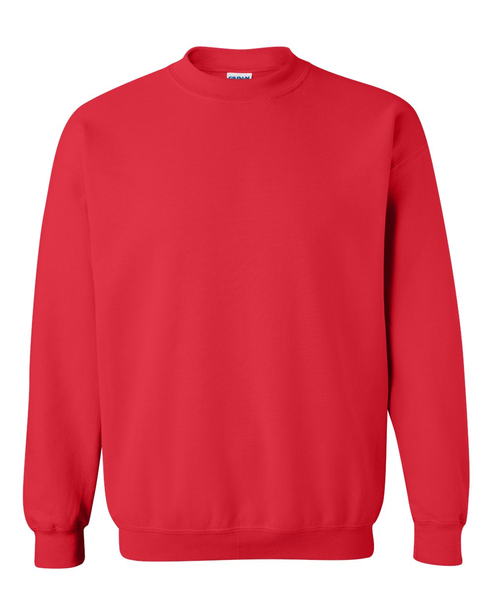 Gildan 18000 crewneck sweatshirt in Red