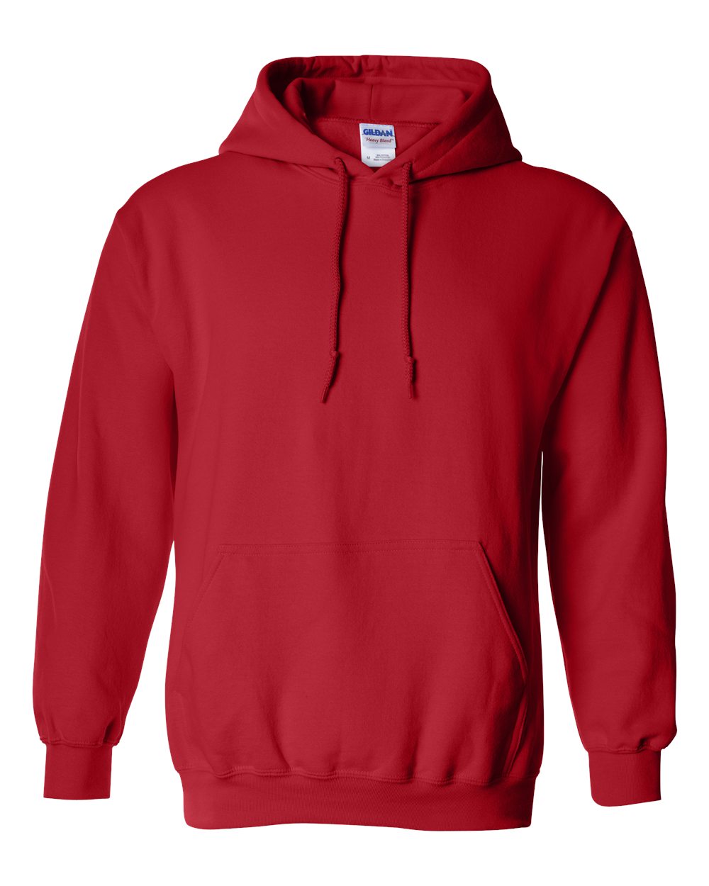 Gildan 18500 hooded sweatshirt in Red