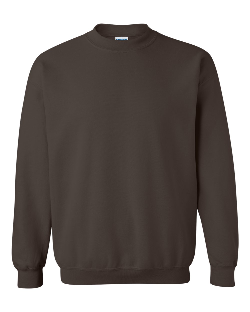 Gildan 18000 crewneck sweatshirt in Dark Chocolate