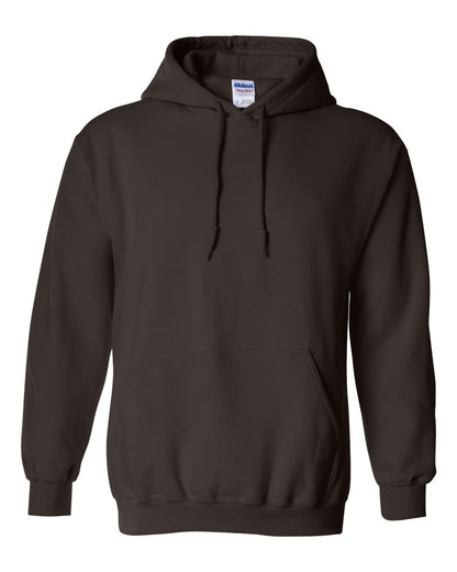 Gildan 18500 hooded sweatshirt in Dark Chocolate