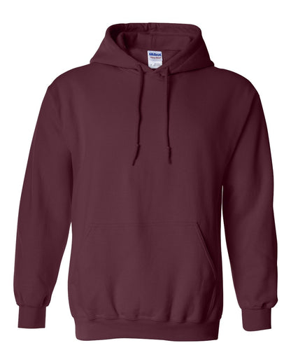 Gildan 18500 hooded sweatshirt in Maroon