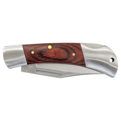 3 1/2" Wood Folding Knife