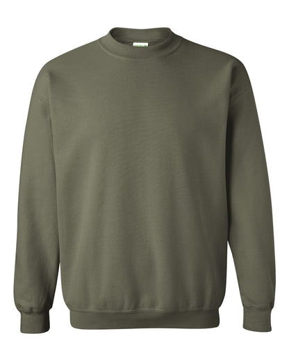 Gildan 18000 crewneck sweatshirt in Military Green