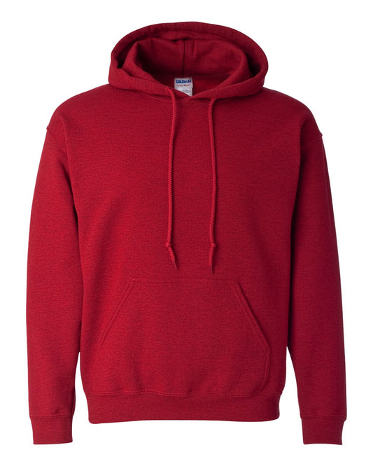 Gildan 18500 hooded sweatshirt in Antique Cherry Red
