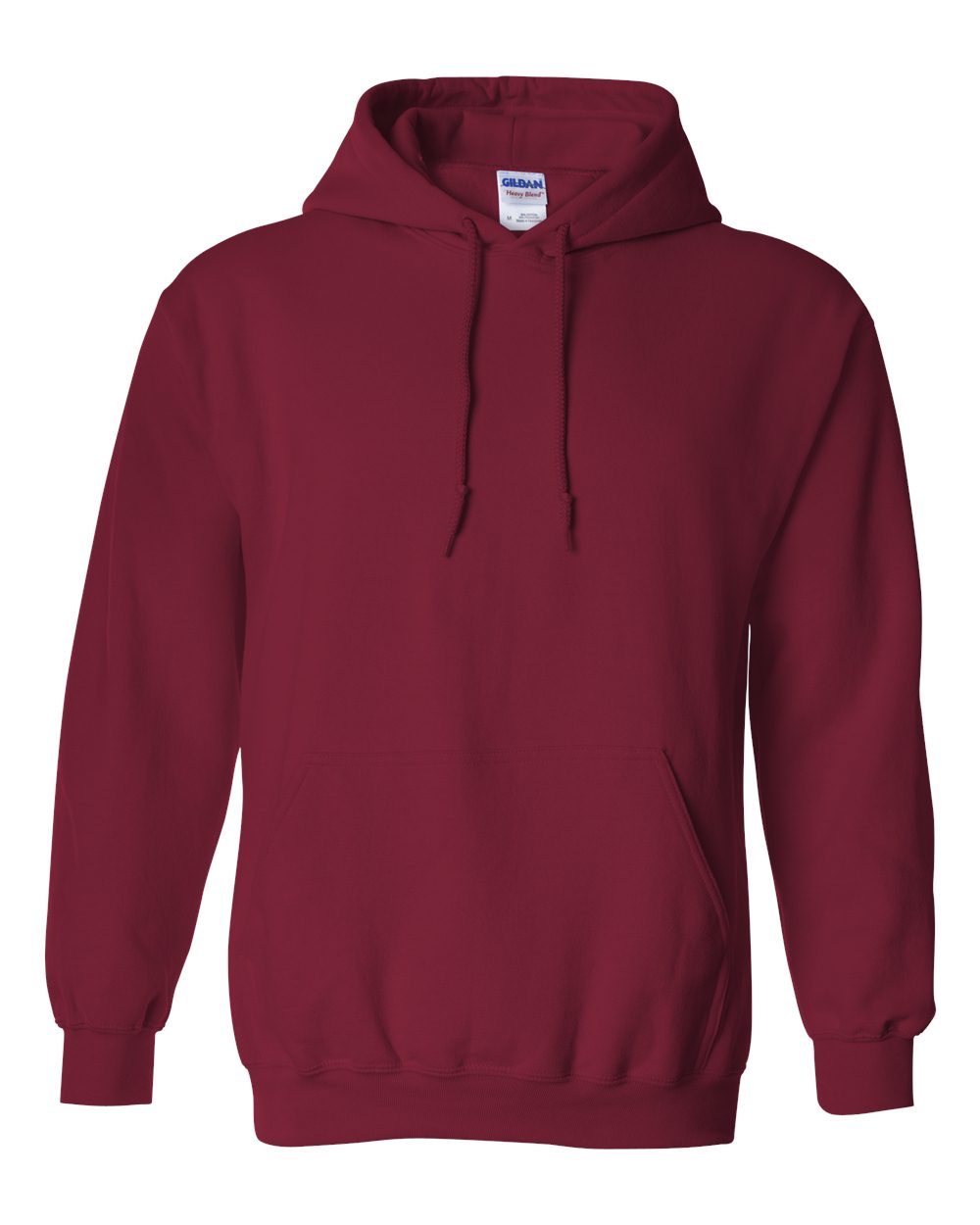 Gildan 18500 hooded sweatshirt in Cardinal Red