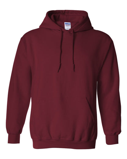 Gildan 18500 hooded sweatshirt in Garnet