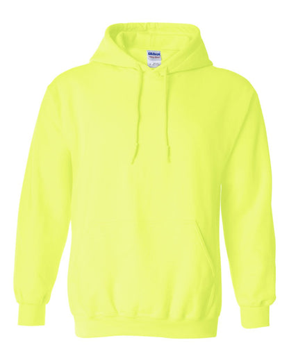 Gildan 18500 hooded sweatshirt in Safety Green