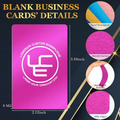 Metal Business Cards 20 pack