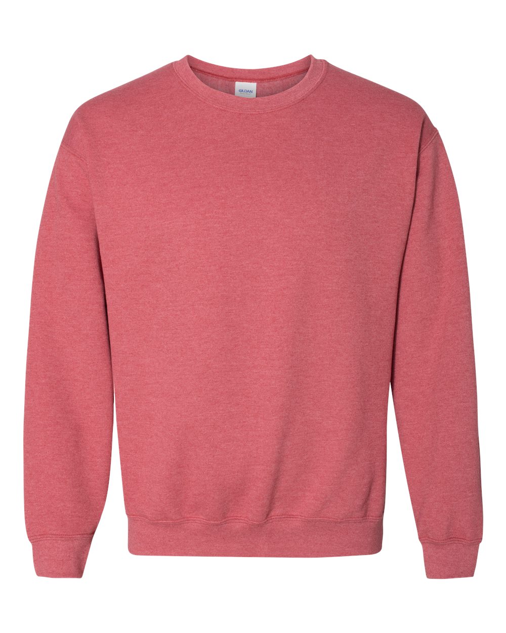 Gildan 18000 crewneck sweatshirt in Heather Scarlet Red