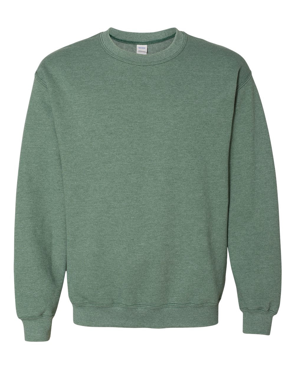 Gildan 18000 crewneck sweatshirt in Heather Dark Green