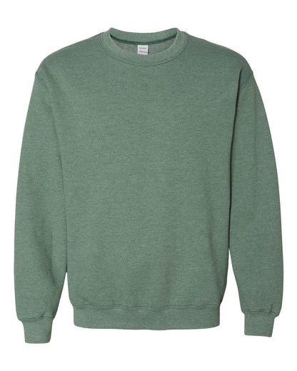 Gildan 18000 crewneck sweatshirt in Heather Dark Green