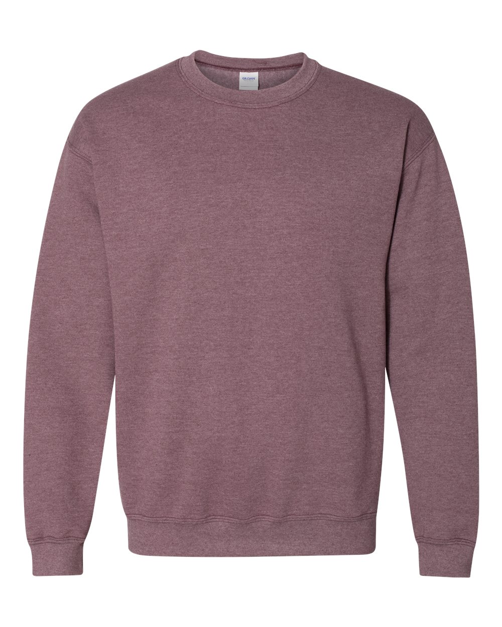 Gildan 18000 crewneck sweatshirt in Heather Dark Maroon