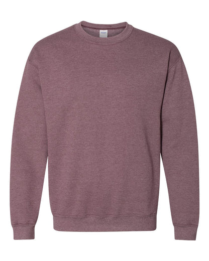 Gildan 18000 crewneck sweatshirt in Heather Dark Maroon