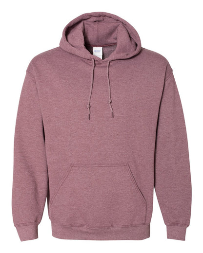 Gildan 18500 hooded sweatshirt in Heather Dark Maroon