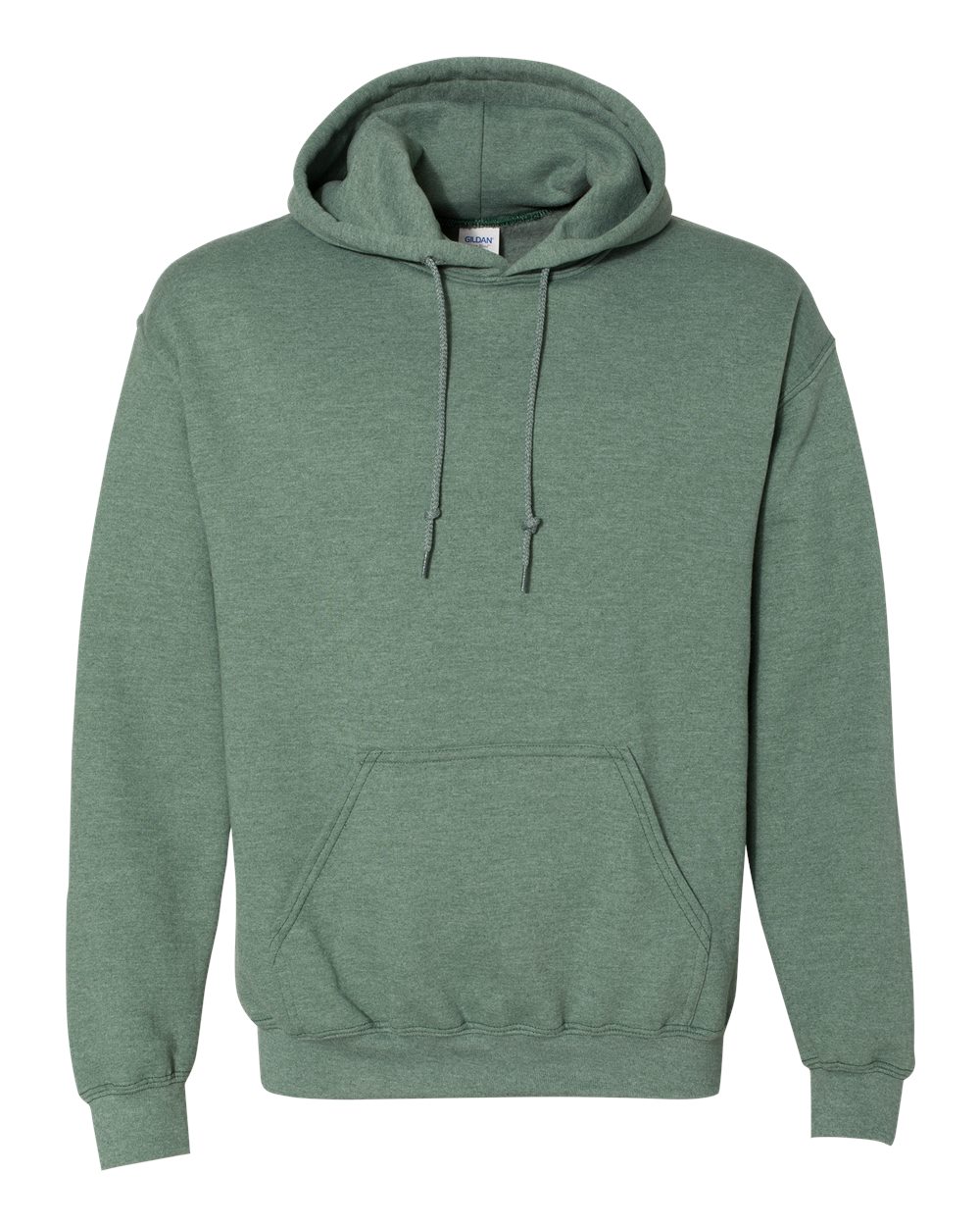 Gildan 18500 hooded sweatshirt in Heather Dark Green