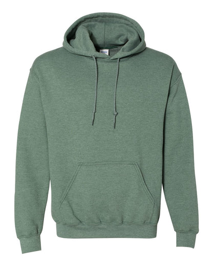 Gildan 18500 hooded sweatshirt in Heather Dark Green