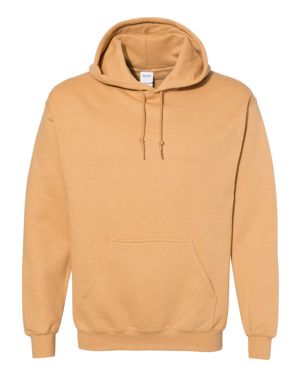 Gildan 18500 hooded sweatshirt in Old Gold