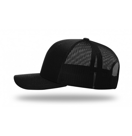Richardson 112 Trucker Hat with Custom Leatherette Patch