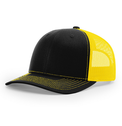 Richardson 112 Trucker Hat with Custom Leatherette Patch