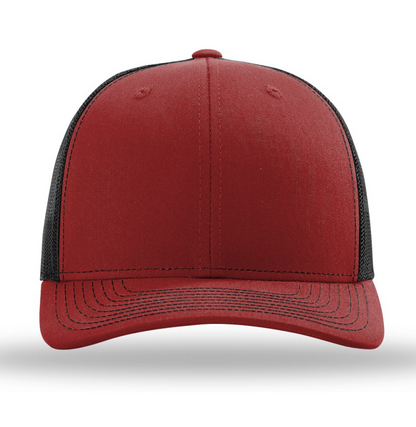 Richardson 112 Trucker Hat with Custom Leatherette Patch