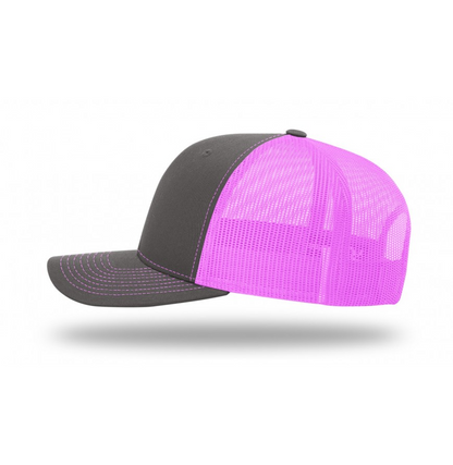 Richardson 112 Trucker Hat with Custom Leatherette Patch