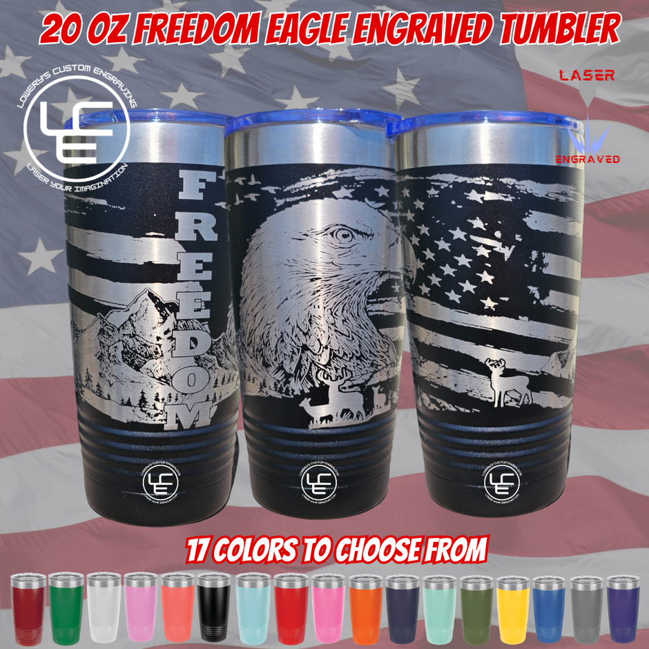 360° Laser Engraved Themed Tumblers – Lowery's Custom Engraving