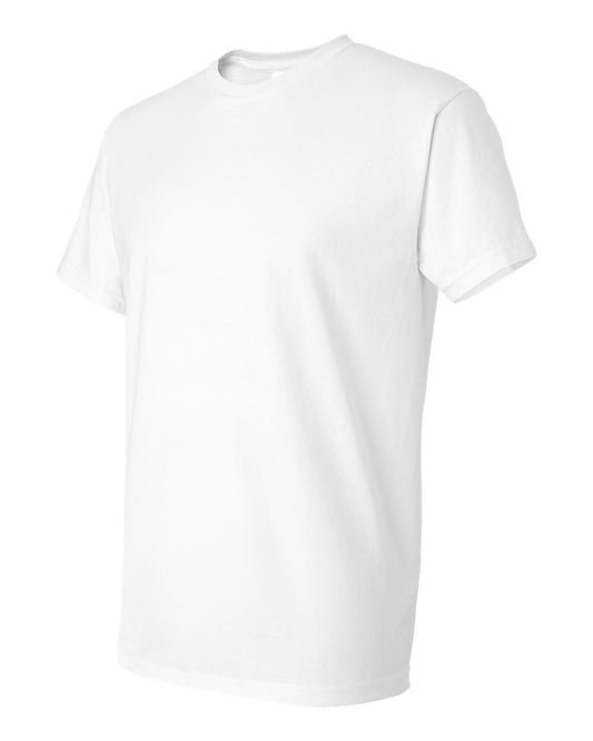 Dry-Blend Custom Printed Short Sleeve T-shirts 50/50 Pre-Shrunk