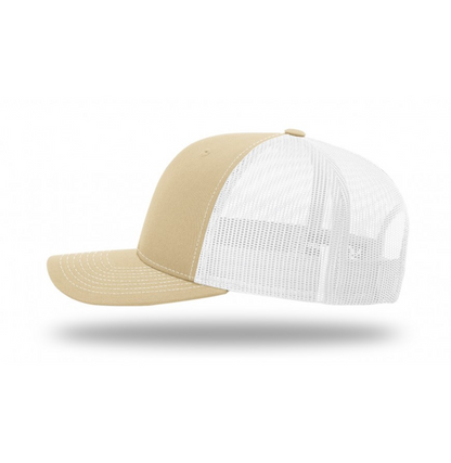 Richardson 112 Trucker Hat with Custom Leatherette Patch