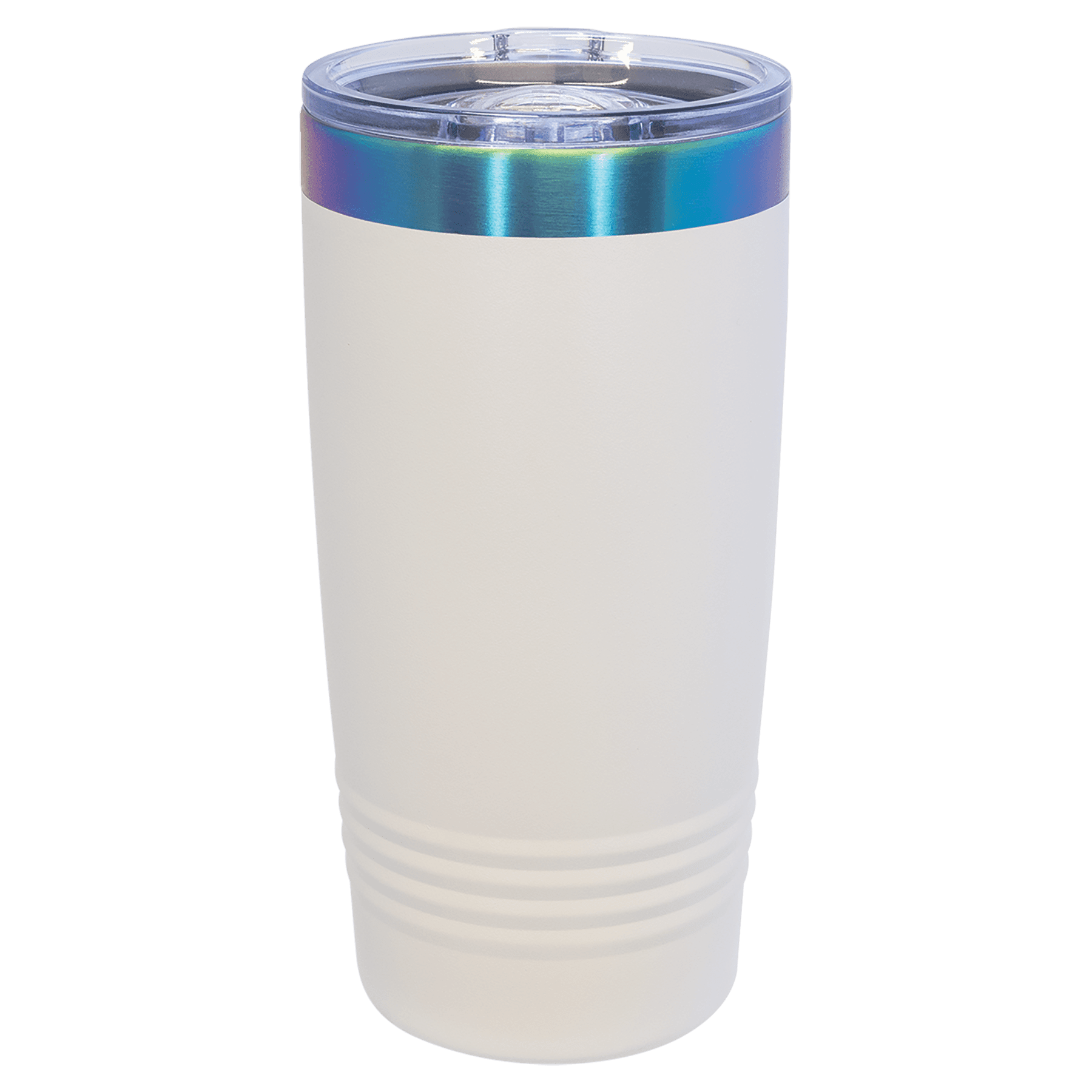 Ion Colors * 20oz Tumbler with Custom Laser Design White / Prism