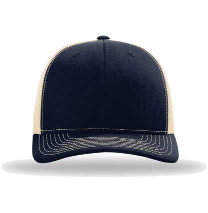 Richardson 112 Trucker Hat with Custom Leatherette Patch