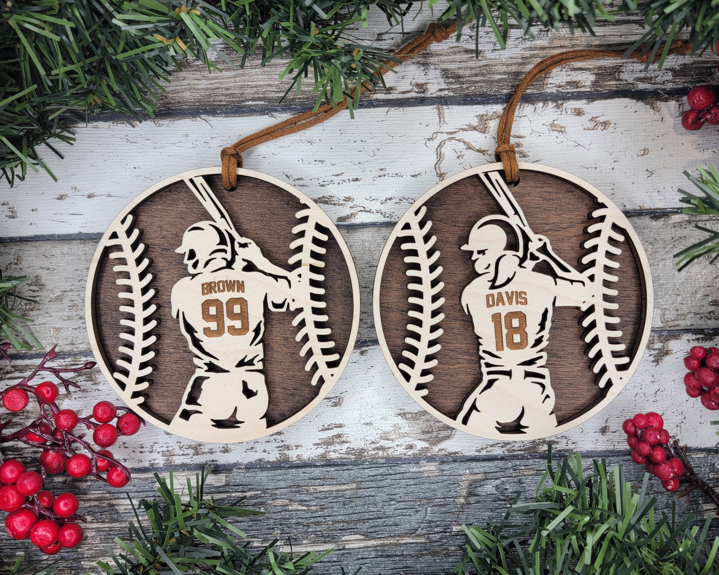 Personalized Baseball/Softball Ornament