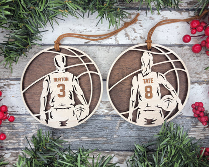 Personalized Basketball Ornament