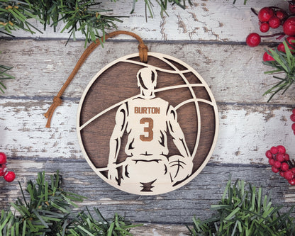 Personalized Basketball Ornament