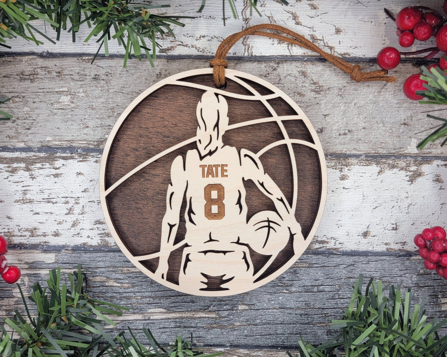 Personalized Basketball Ornament