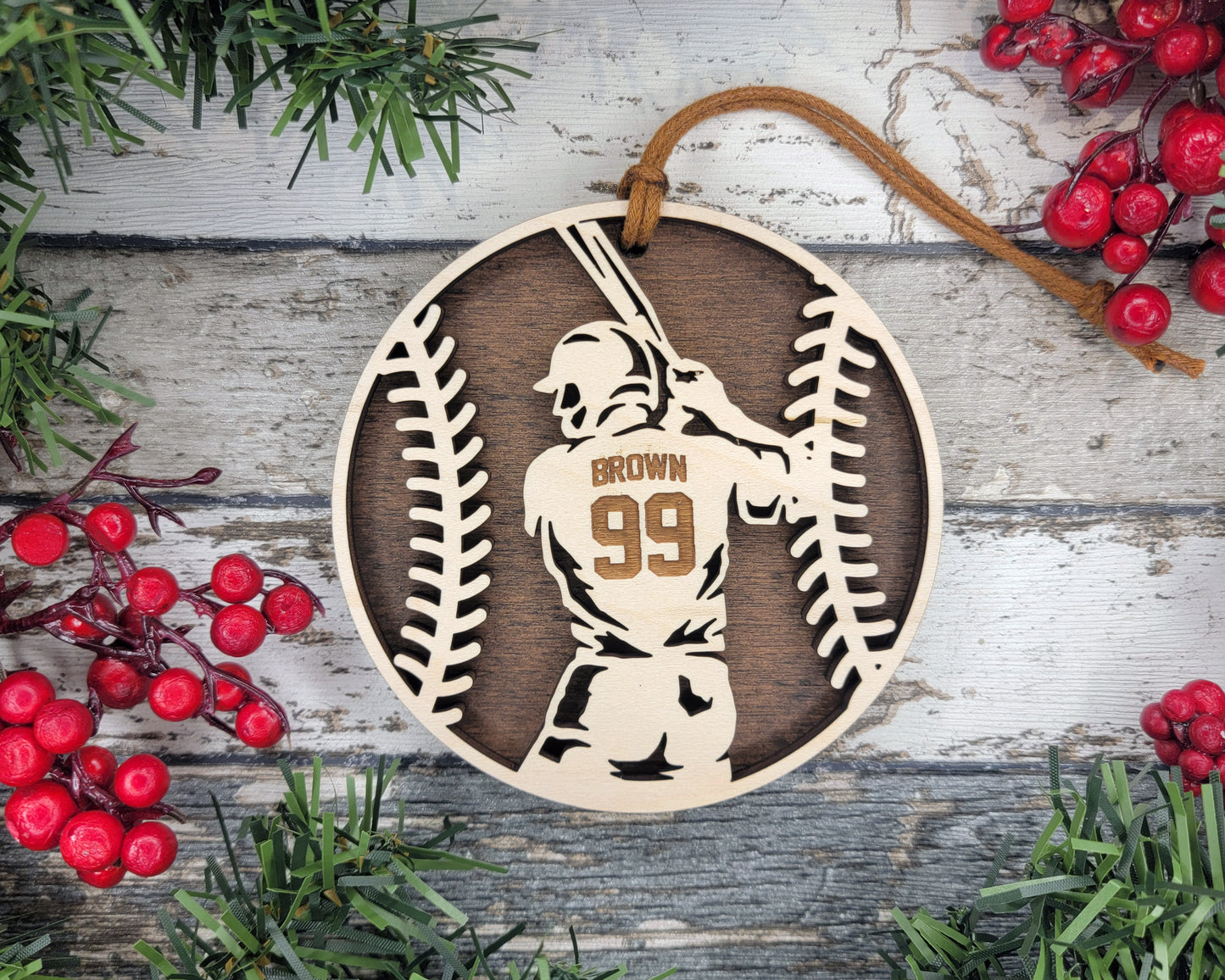 Personalized Baseball/Softball Ornament