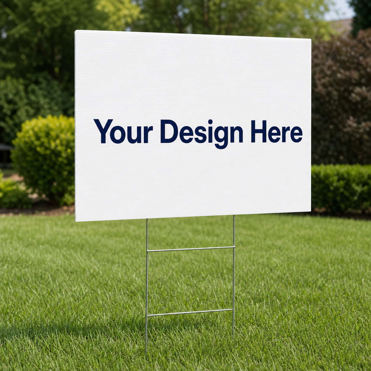 Custom Coroplast Yard Signs – 18 × 24 in