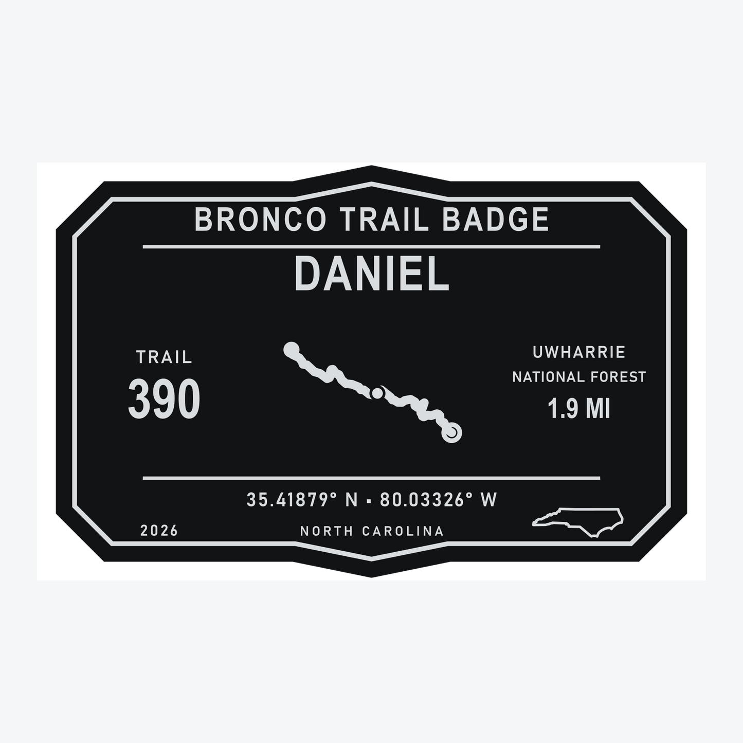 Bronco Trail Badges – Uwharrie Collection