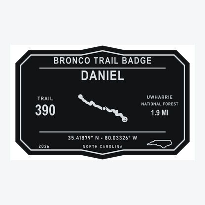 Bronco Trail Badges – Uwharrie Collection