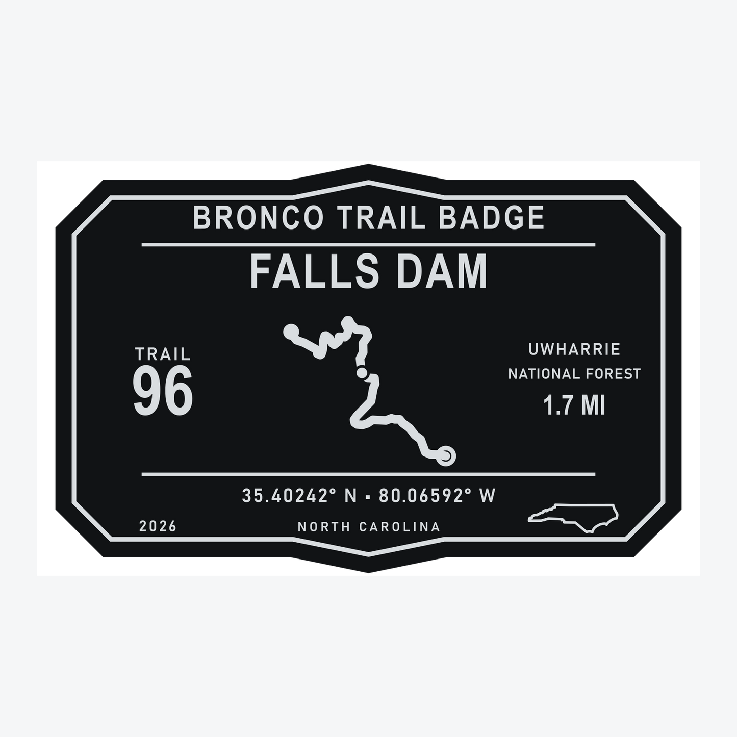 Bronco Trail Badges – Uwharrie Collection