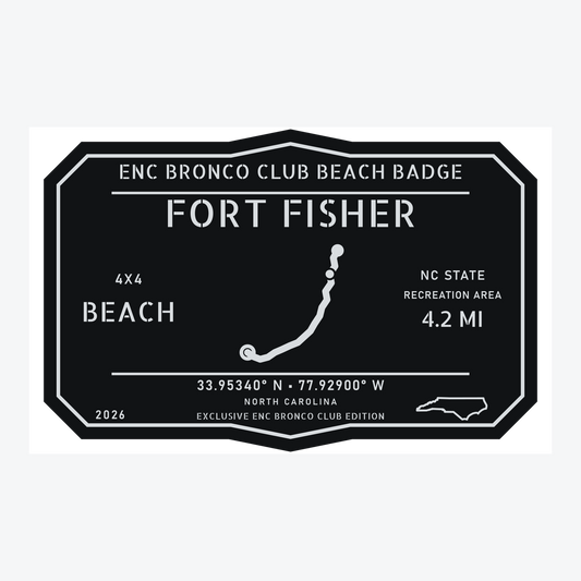 ENC Bronco Club Trail Badges – Fort Fisher