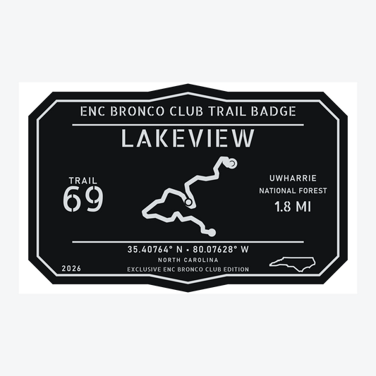 ENC Bronco Club Trail Badges – Uwharrie Collection