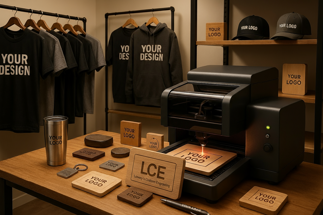laser engraving and apparel business