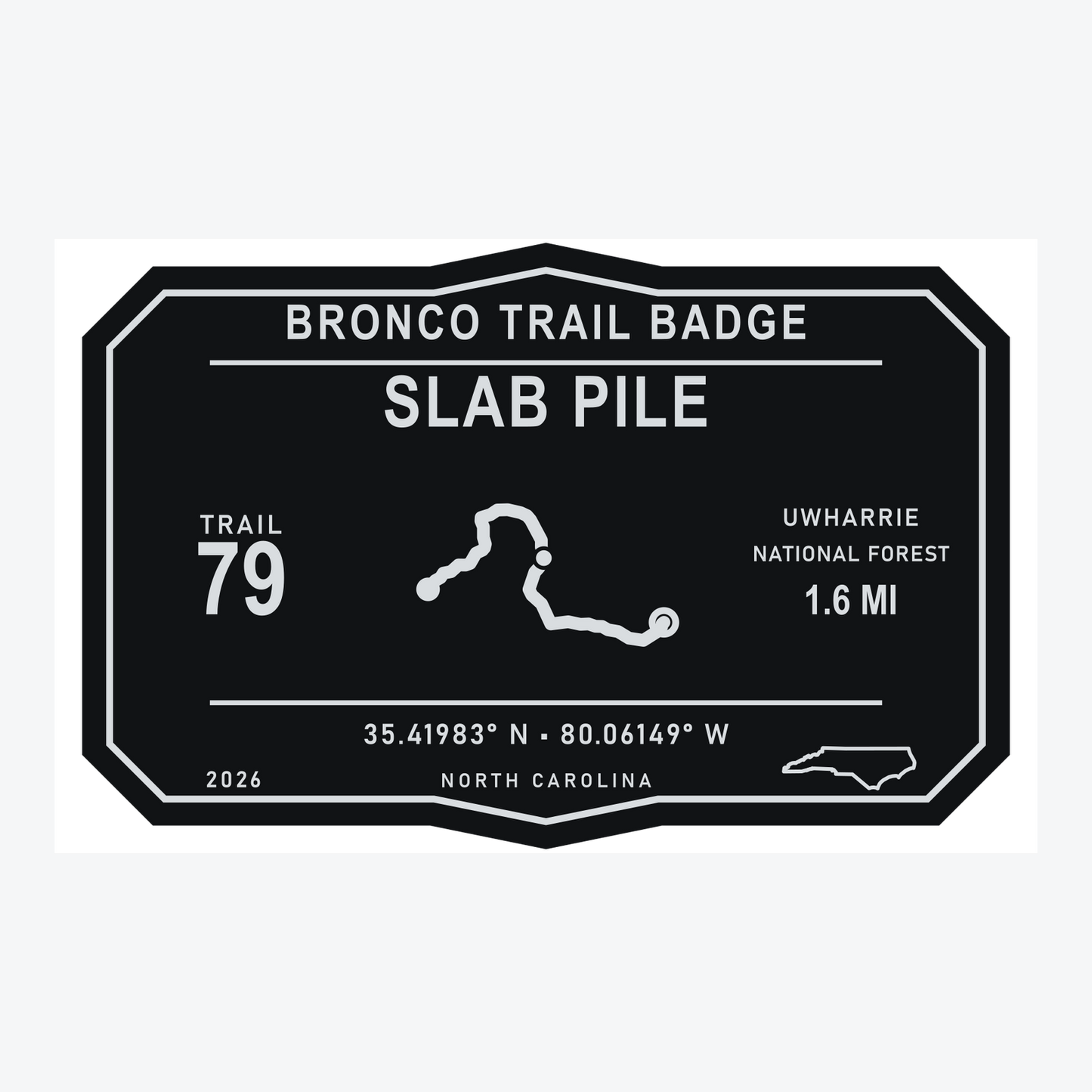 Bronco Trail Badges – Uwharrie Collection